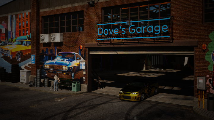[Translate to German:] Underground Garage Screenshot Garage Front