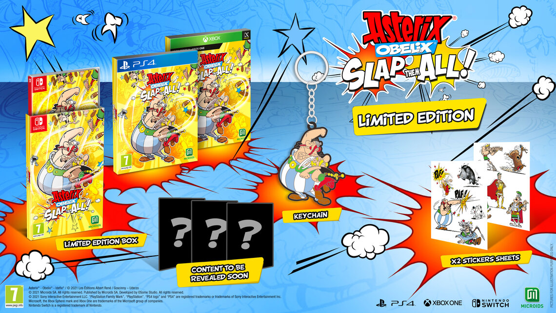 Asterix & Obelix: Slap Them All! Limited Edition Inhalte