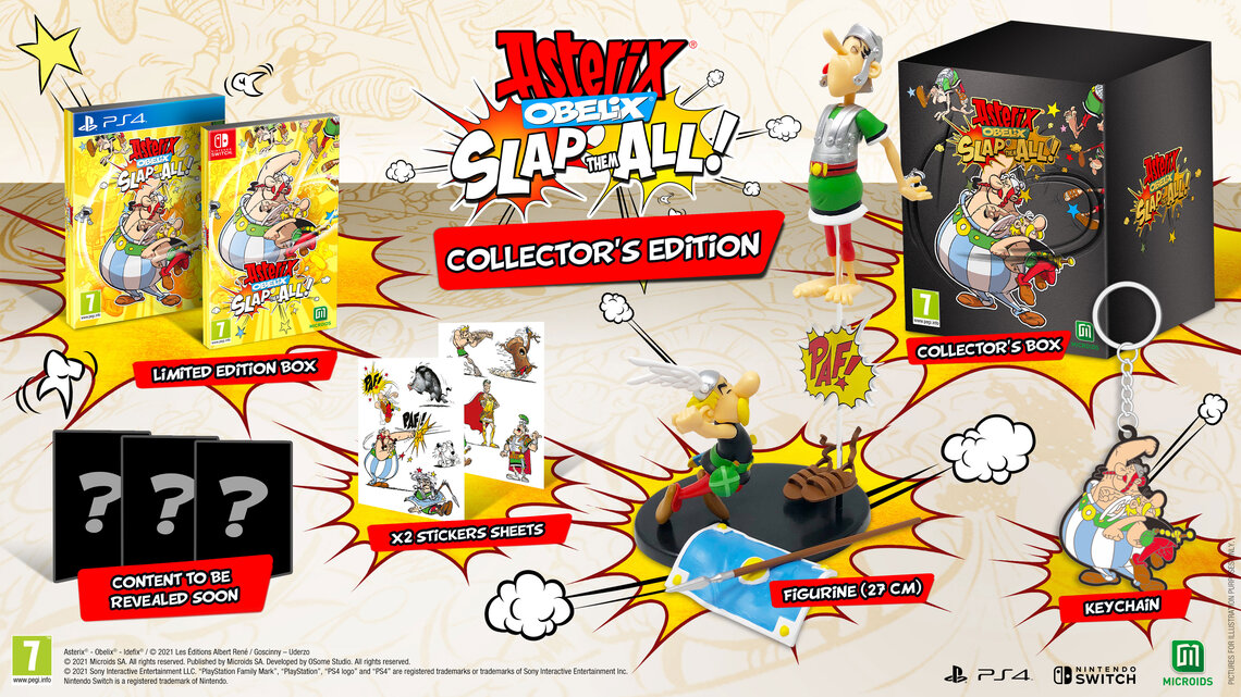 Asterix & Obelix: Slap Them All! Collector's Edition Inhalte